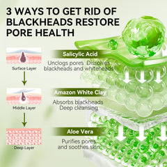 LANBENA strip application step 1 for prep and open pores.