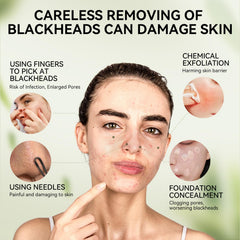 LANBENA nose-strip liquid texture indicates thicker formula for stronger adsorption.