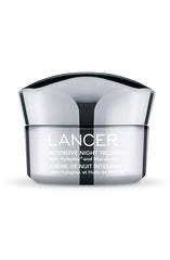 Lancer Intensive Night Treatment bottle close-up for hydrated, nourished skin.