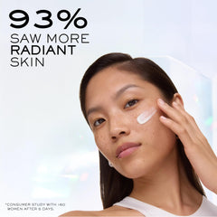 Lancôme Clarifique Milky Cream bottle closeup: premium texture hints at balanced oil control.