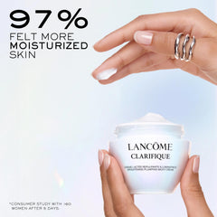 Lancôme Clarifique Milky Cream gel-to-milk transition: delivers non-greasy hydration for oily skin.