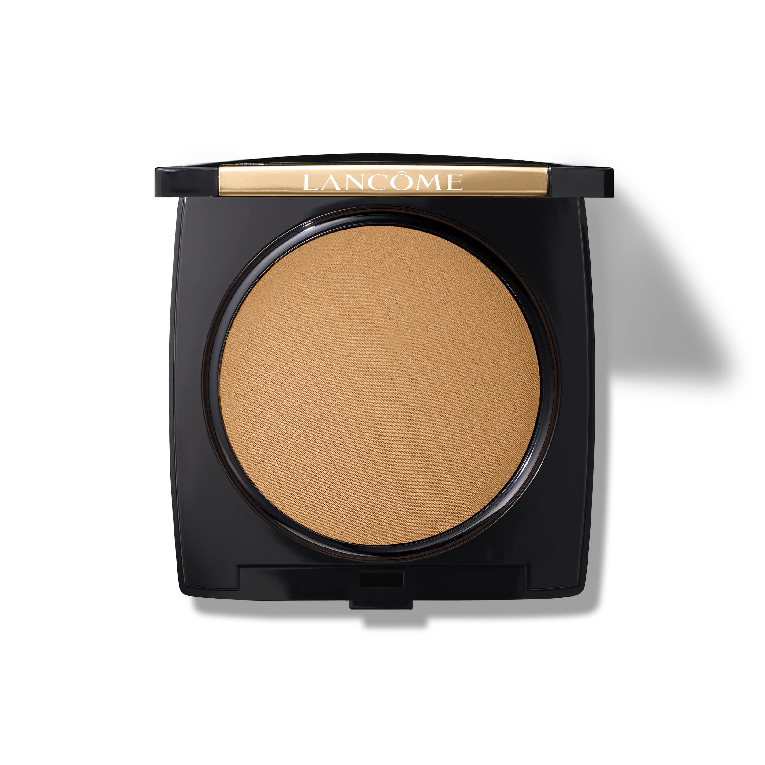 Lancôme Dual Finish compact closed shows a portable matte base for everyday wear.