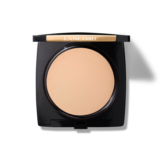 Lancôme Dual Finish compact packaging for travel-friendly use