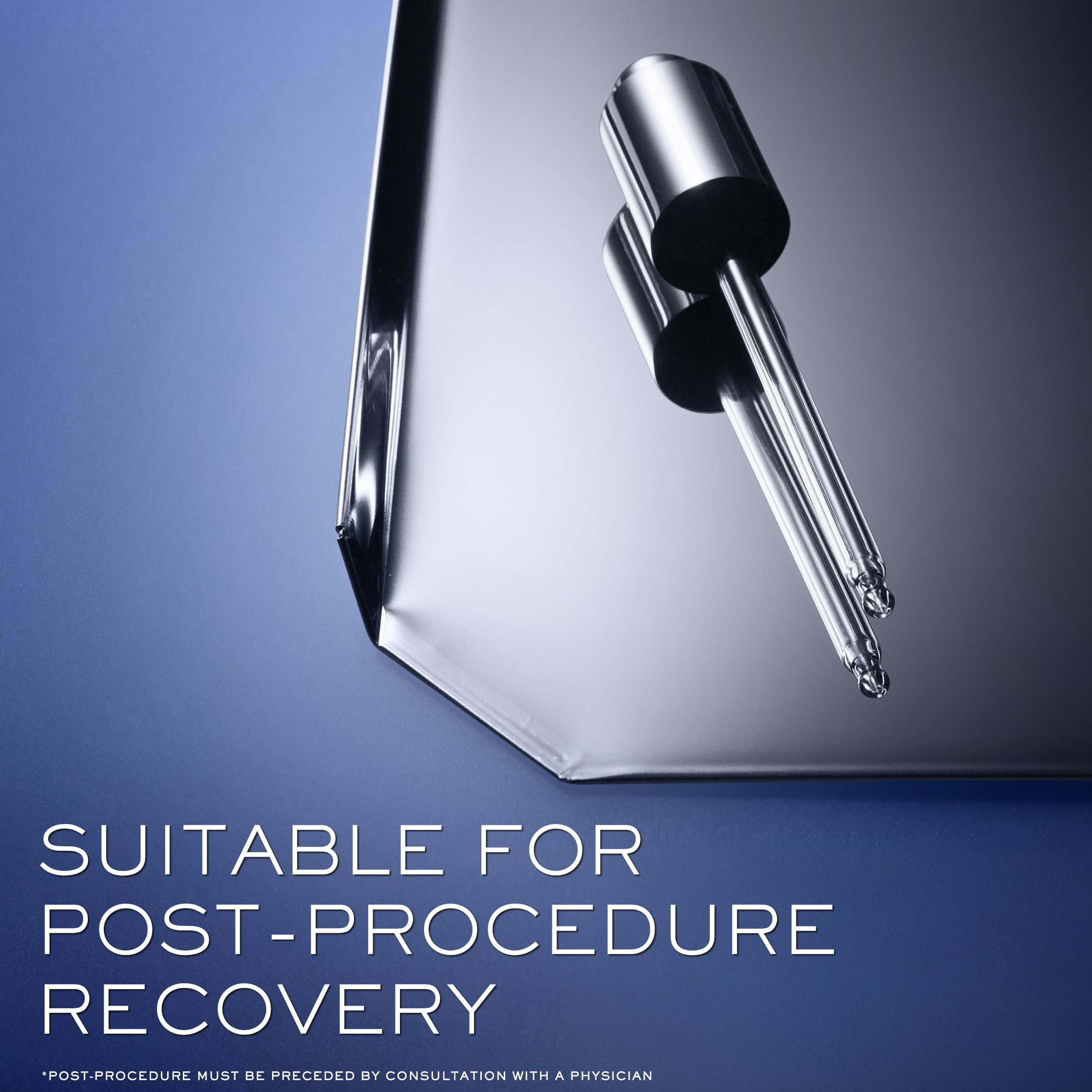 Refill being inserted into Lancôme Génifique Ultimate Recovery bottle