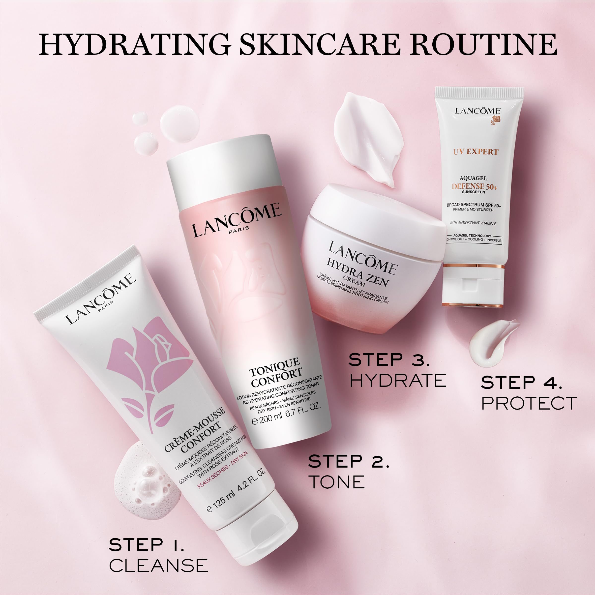 Lancôme Hydra Zen sensitive skin-friendly label signals gentle hydration.