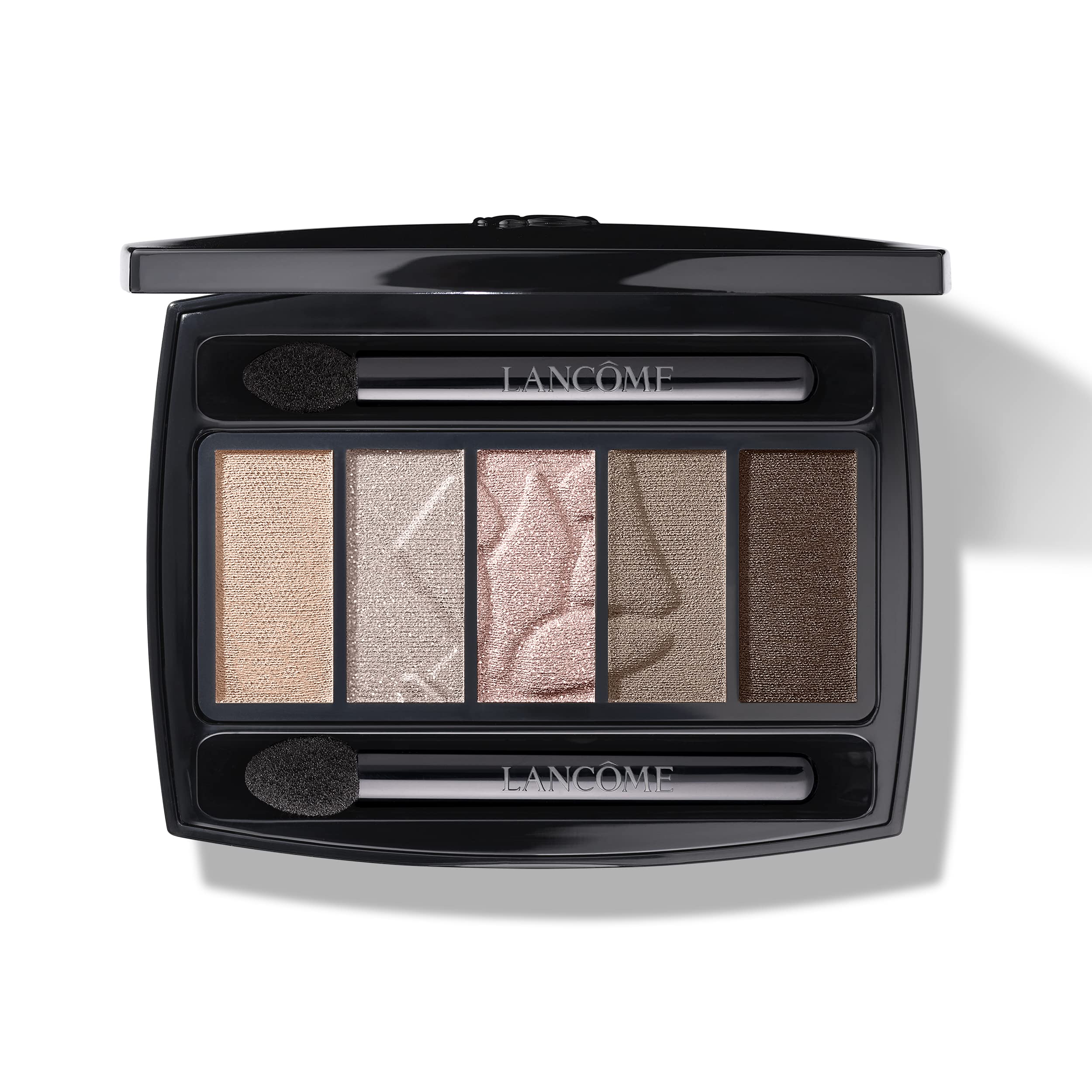 Lancôme Hypnôse Eyeshadow Palette Beige Brûlé swatches show versatile day-to-night shades for effortless transitions