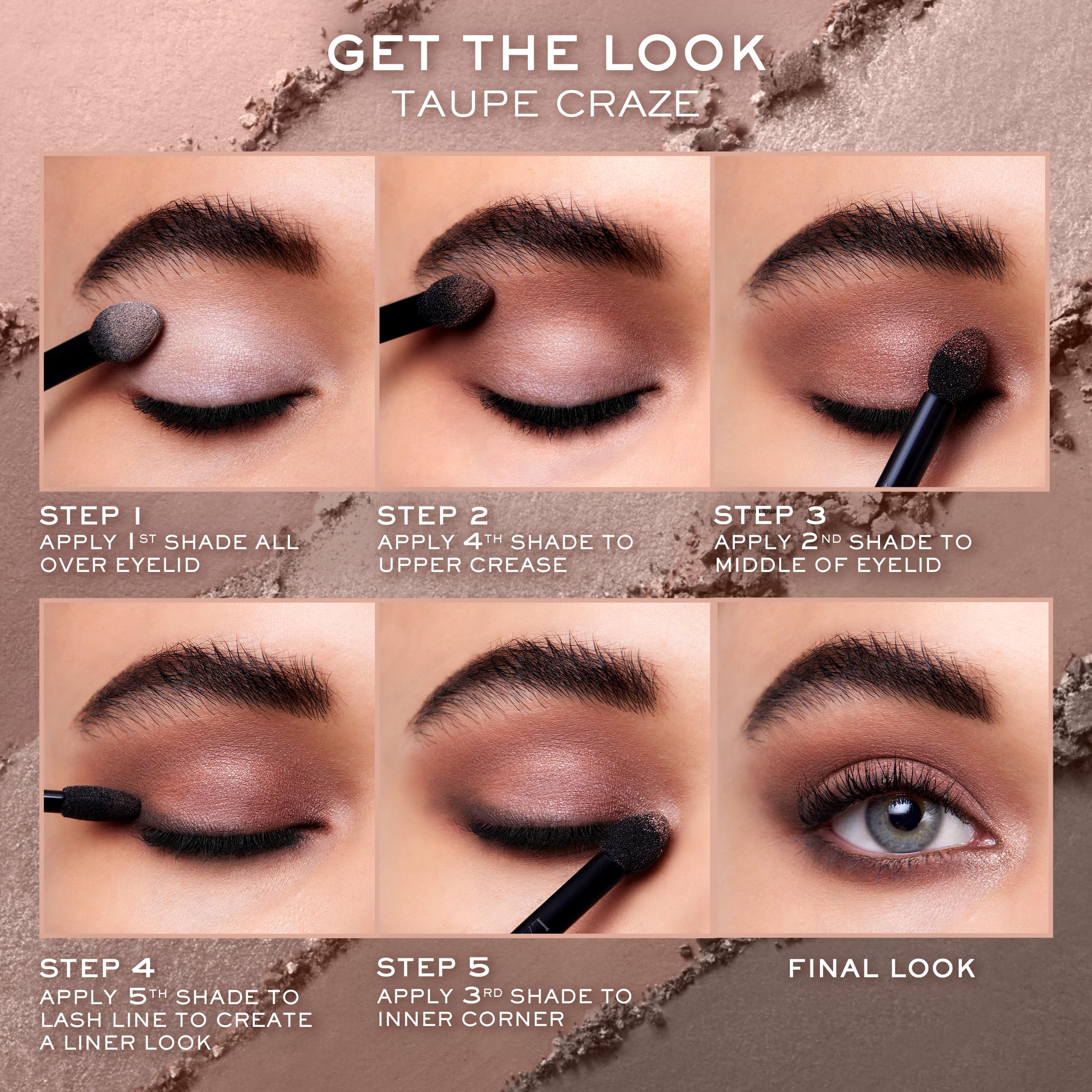 Lancôme Hypnôse Palette Beige Brûlé smooth texture enables easy, comfortable application