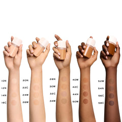Lancôme Idôle 3 Serum Supertint non-sticky finish on skin.