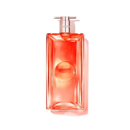 Lancome Idole peach-rose bottle for daily wear and elegance.