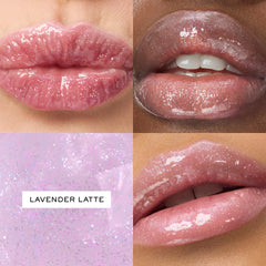 Lancome Juicy Tubes on lips delivering radiant shine and juicy feel.
