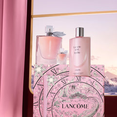 Lancôme La Vie Est Belle body lotion, 6.7 oz, silky hydration.