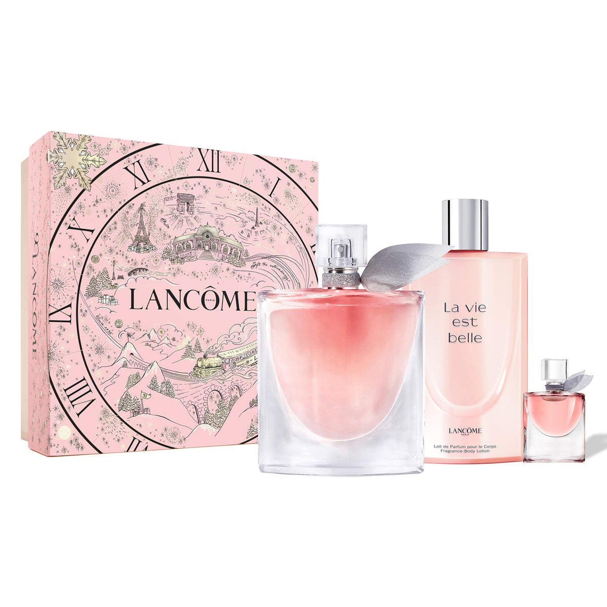 Lancôme La Vie Est Belle holiday gift box, perfect for gifting.