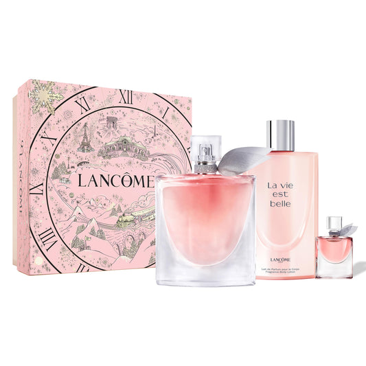 Lancôme La Vie Est Belle holiday gift box, perfect for gifting.