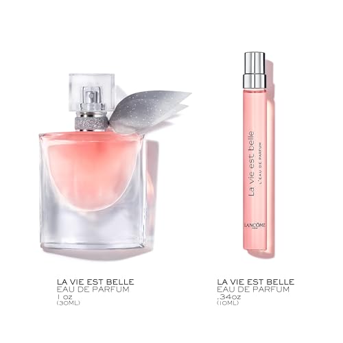 La Vie Est Belle refillable bottle shown for sustainability