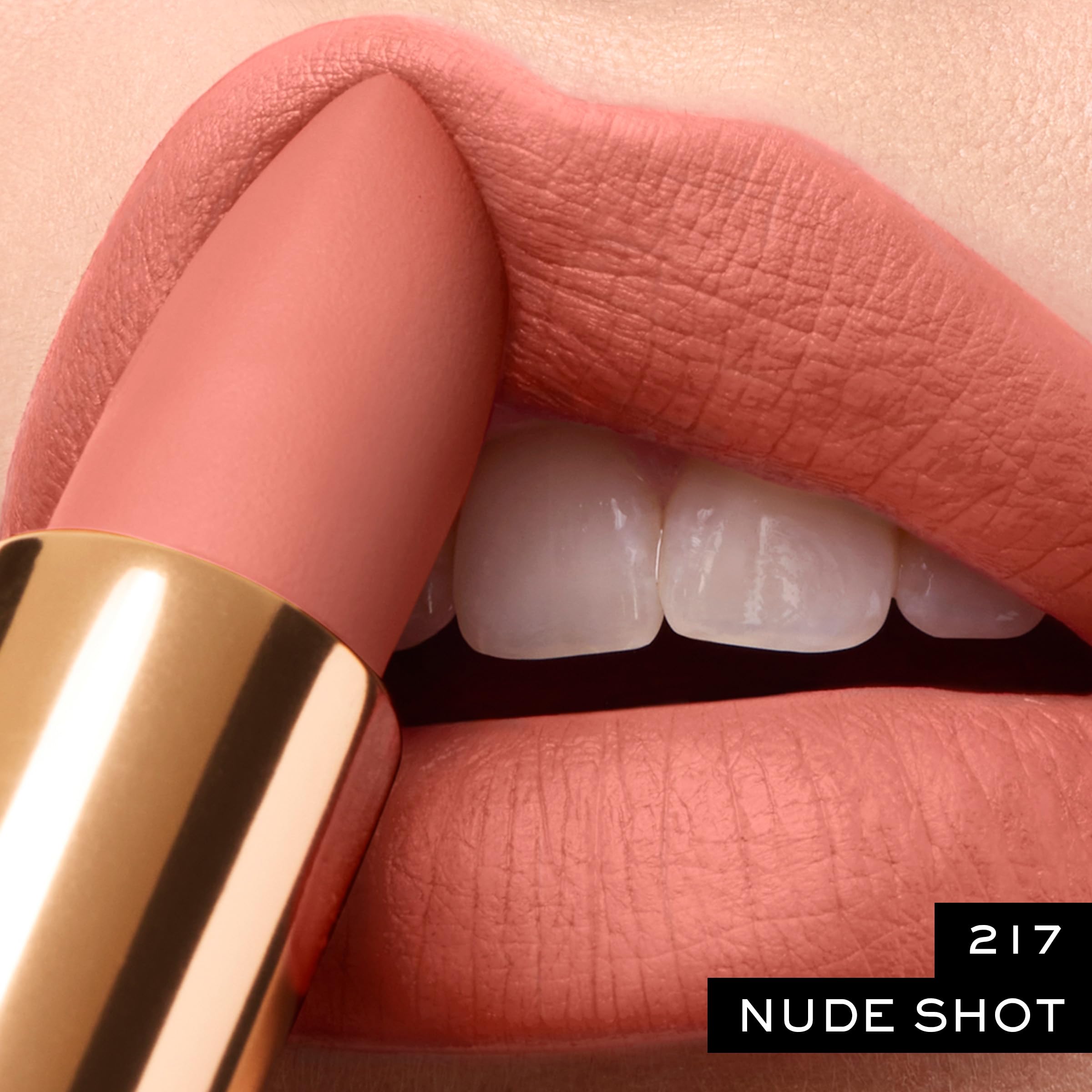 Lancôme L’Absolu Rouge Drama Matte resists smudging for confident wear.