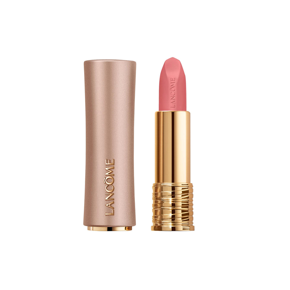 Lancôme L'Absolu Rouge Intimatte bullet delivers precise color with comfortable wear.