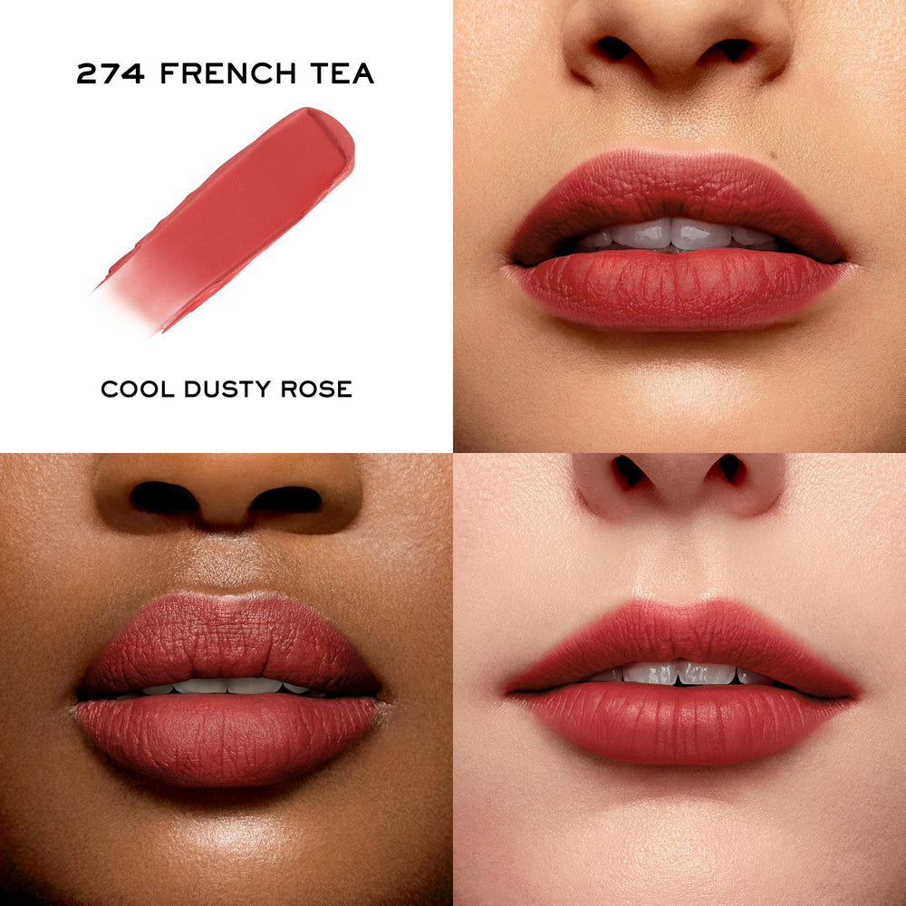 Compact mini lipstick size ideal for purses and travel with Lancôme Intimatte.