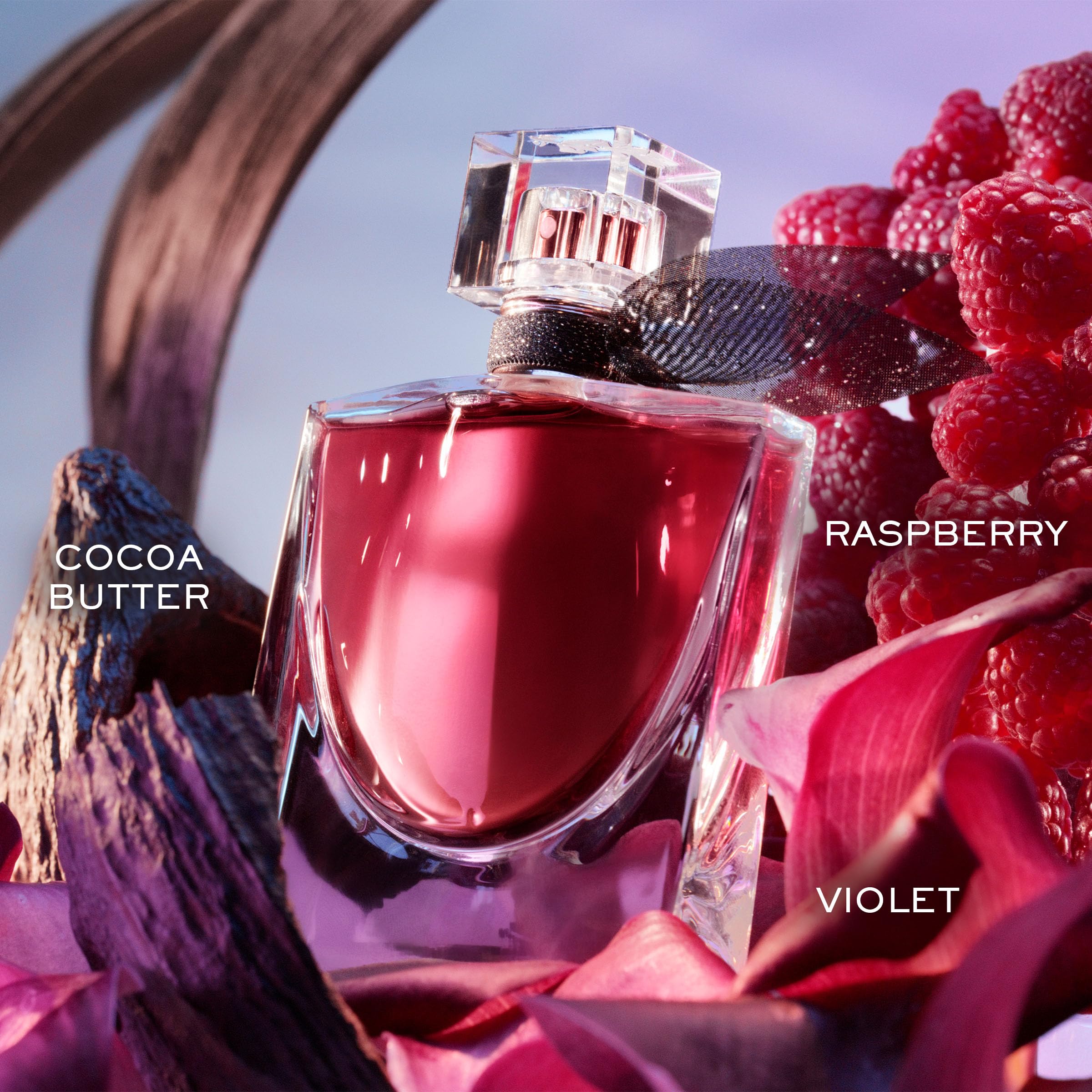 Lancôme La Vie Est Belle L'Elixir bottle back reveals sleek, premium design details.
