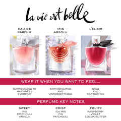 Lancôme La Vie Est Belle L'Elixir cocoa butter base adds creamy warmth.