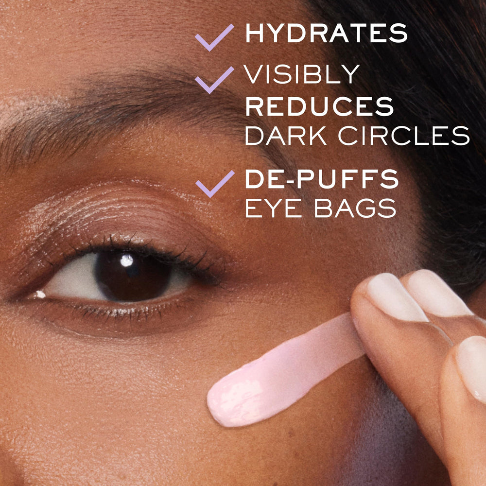 Lancôme Rénergie eye cream with hyaluronic acid for lasting hydration.