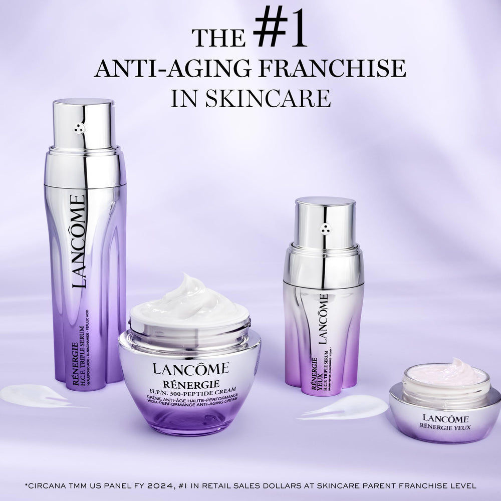 Lancôme Rénergie eye cream contains linseed extract to revitalize texture.