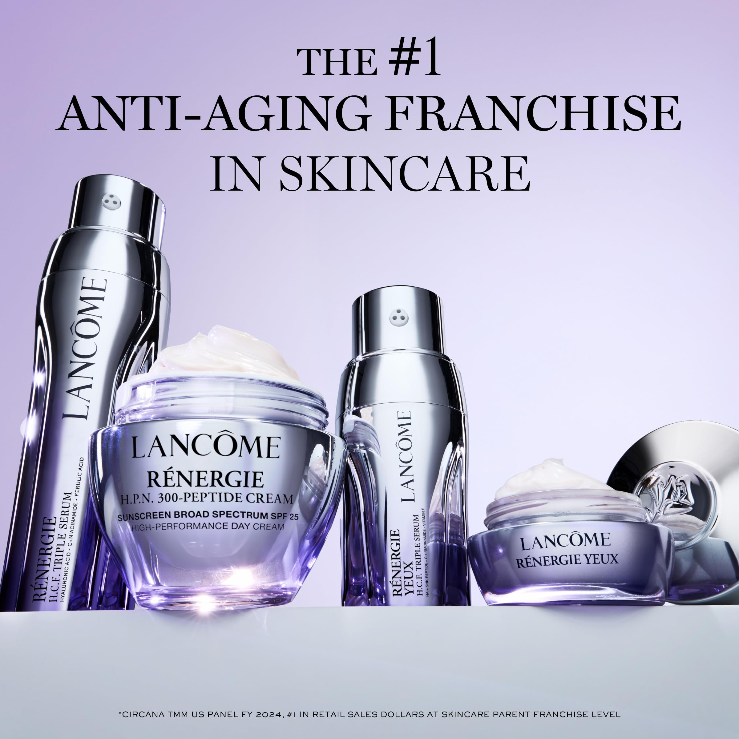 Lancôme Rénergie SPF label with sun icon for daytime protection