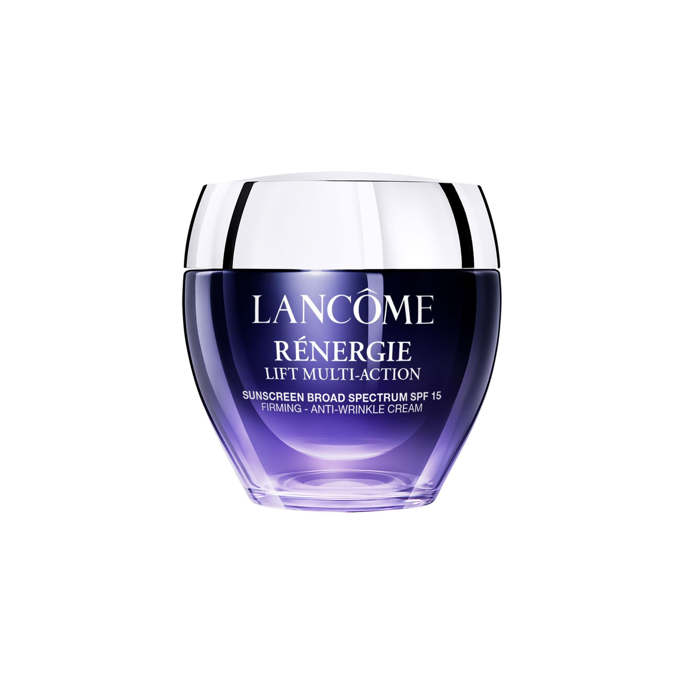 Lancome Renenergie Lift Cream bottle with pump for easy daily use.