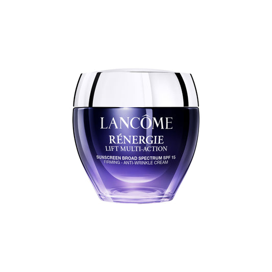 Lancome Renenergie Lift Cream bottle with pump for easy daily use.