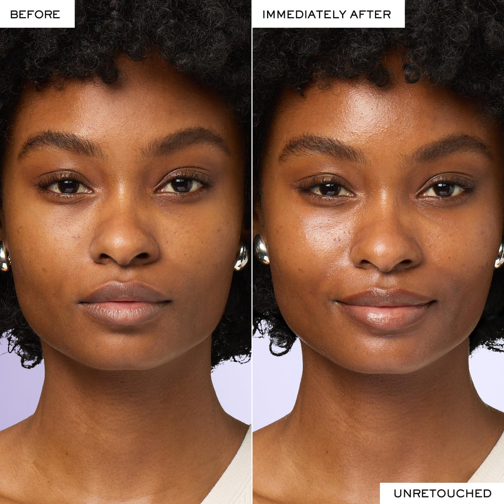 Lancome Renenergie Lift Cream applied to neck area.