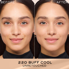 Lancôme Renergie Lift Foundation close-up on skin for even tone