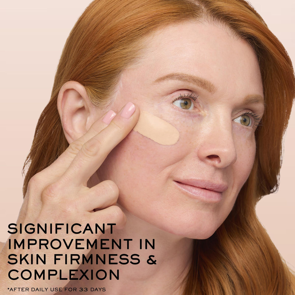 Lancôme Renergie Lift foundation texture delivering dewy, long-lasting coverage