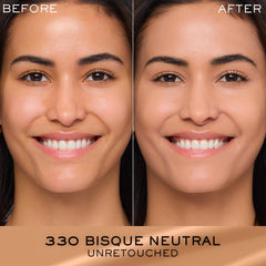 Lancôme Renergie Lift foundation close-up texture with luminous finish.