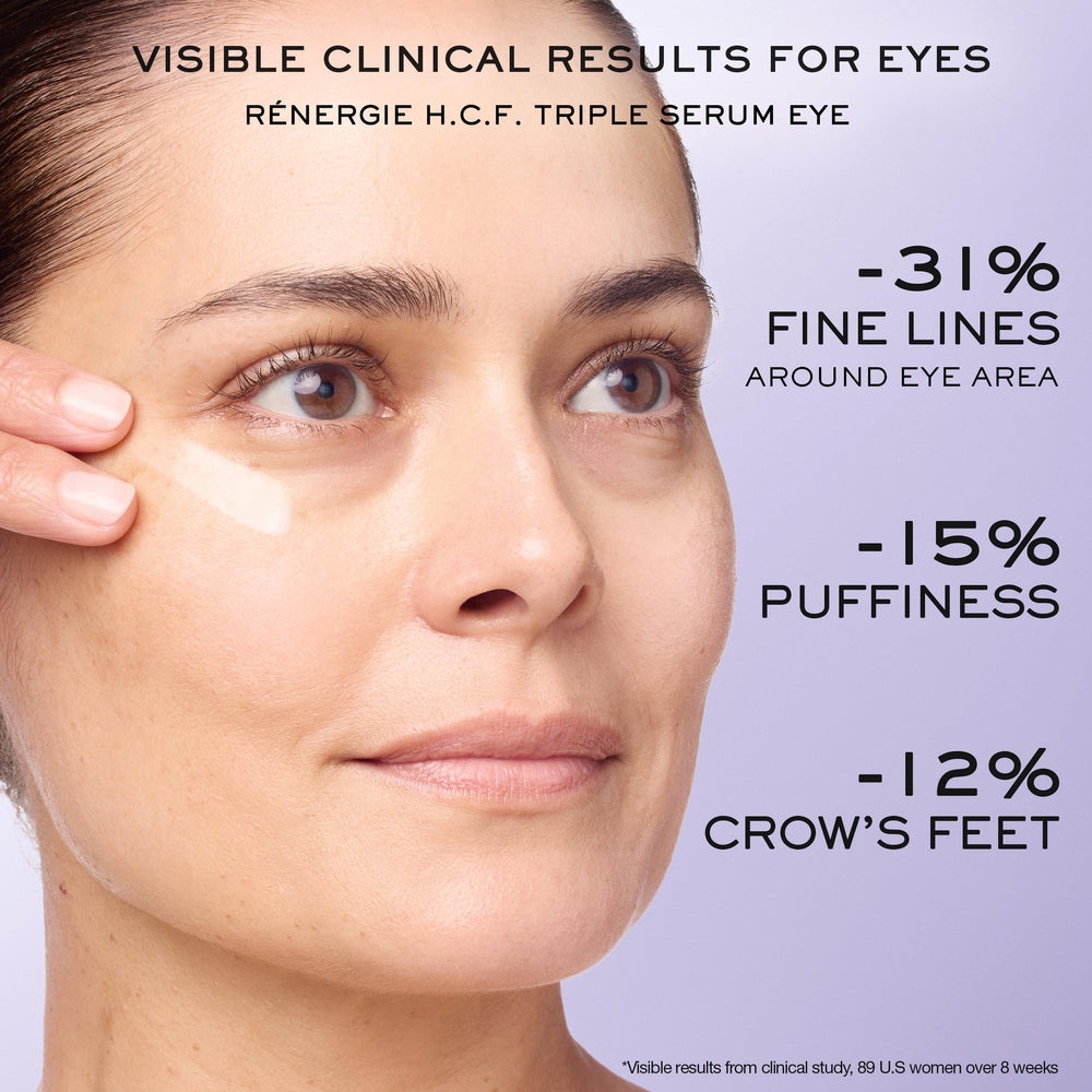 Lancôme Rénergie Eye Cream mini-tube targets smoother under-eye area.