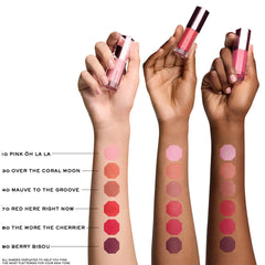 Lancôme Juicy Liquid Blush soft-matte blur finish on cheek close-up.