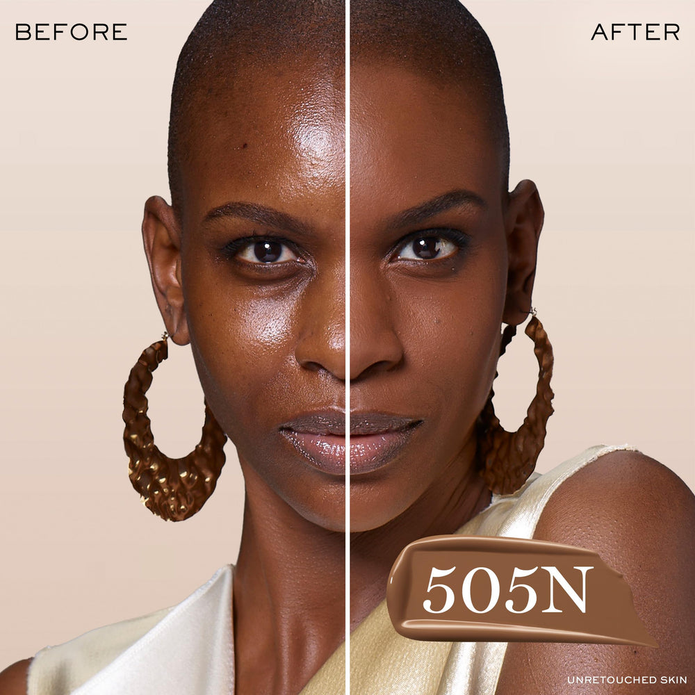 Lancôme 505N closeup texture reveals smooth, even finish