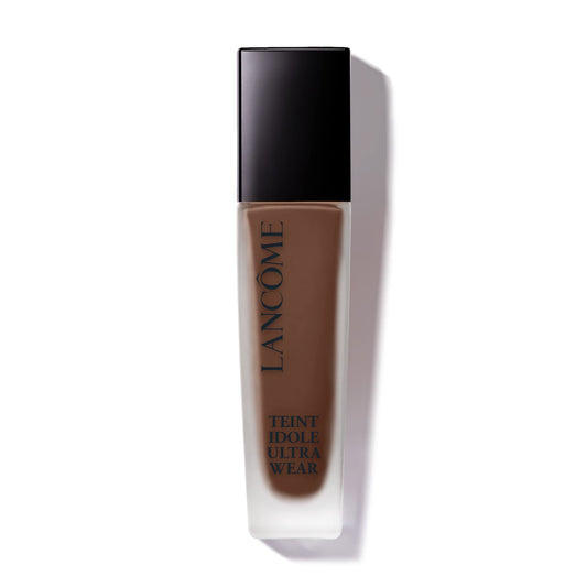 Lancôme Teint Idole Ultra Wear bottle front shows a premium matte finish
