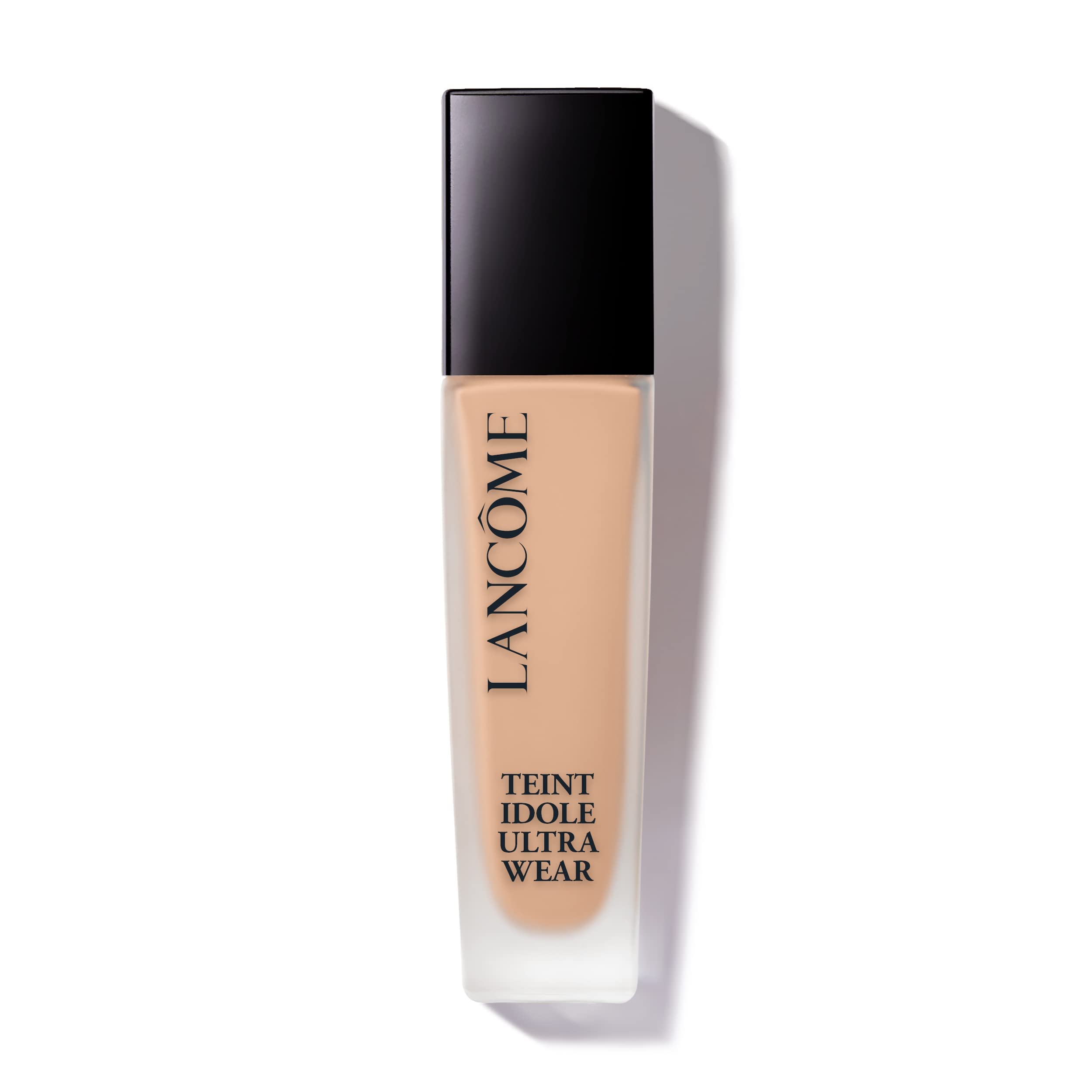 Lancôme Teint Idole Ultra Wear bottle front with lasting matte finish.