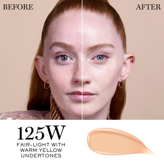 Lancôme Teint Idole Ultra Wear buildable-coverage swatch shows natural glow