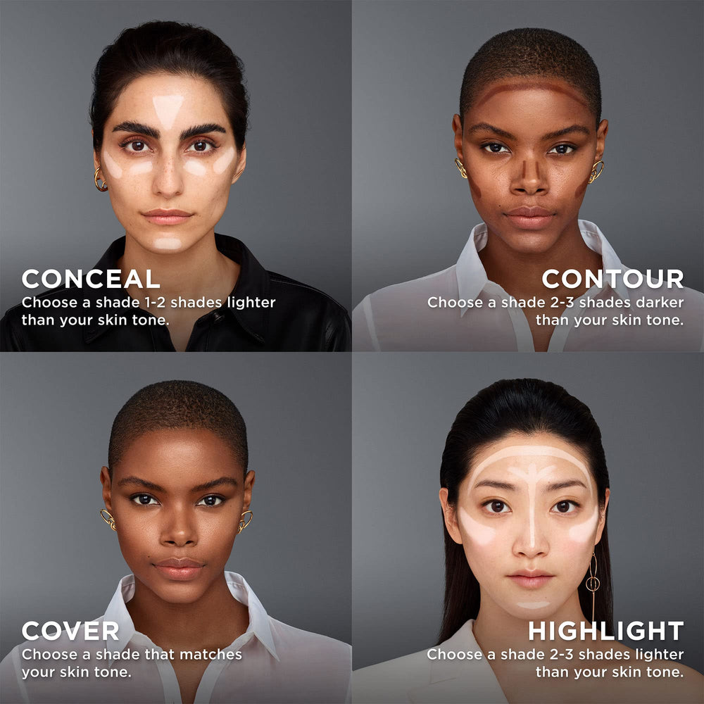 Lancôme Teint Idole Ultra Wear foundation stick displaying natural matte, oil-free look.