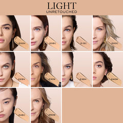 Lancôme Teint Idole Ultra Wear skin patch test under natural light.