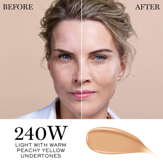 Lancôme Teint Idole Ultra Wear serum base close-up showing hydrating Hyaluronic Acid for comfortable coverage