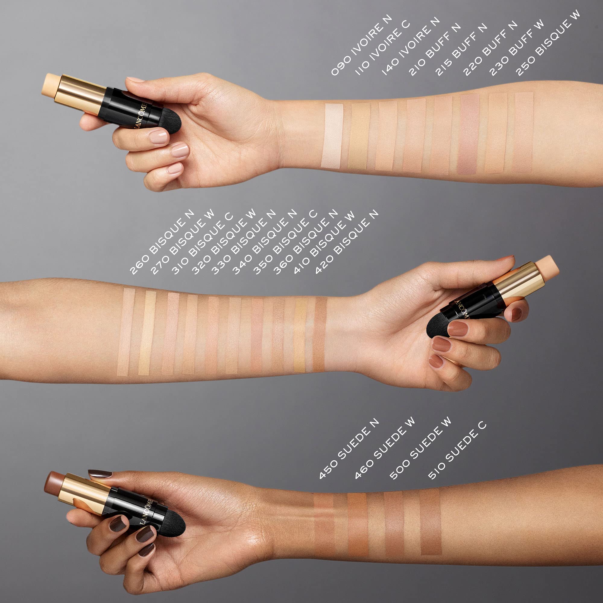 Lancôme Teint Idole Ultra Wear cream-to-powder texture close-up