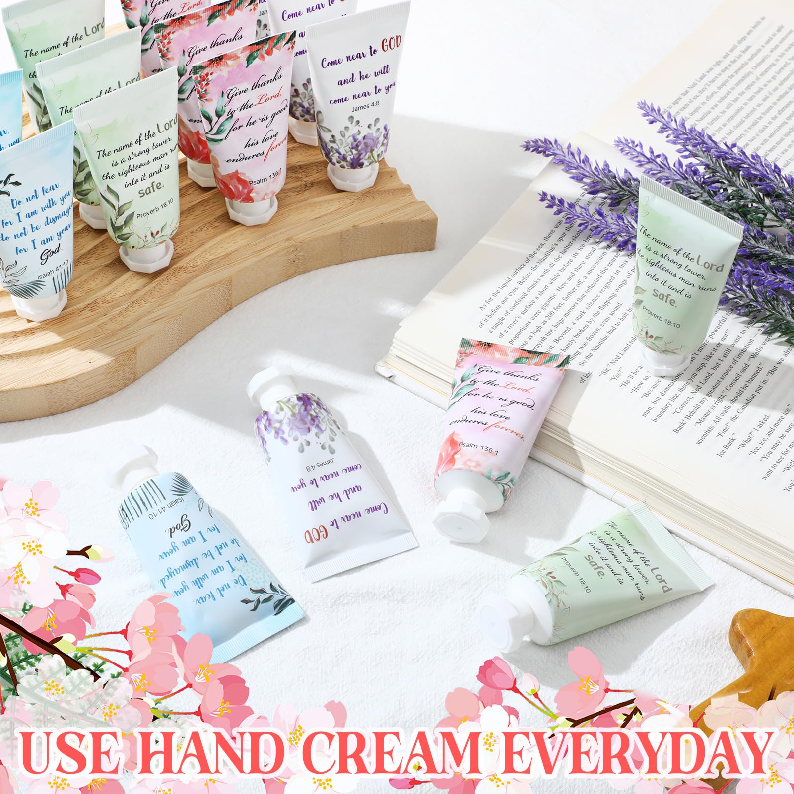 Landhoow watercolor bible verses packaging highlights spiritual gift vibe for church events.