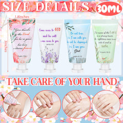 Landhoow 30ml hand cream tube with cherry blossom scent for on-the-go moisture.