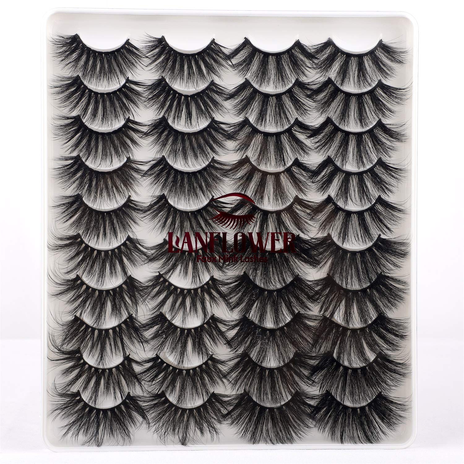 Lanflower 25mm lashes ideal for dating and party looks