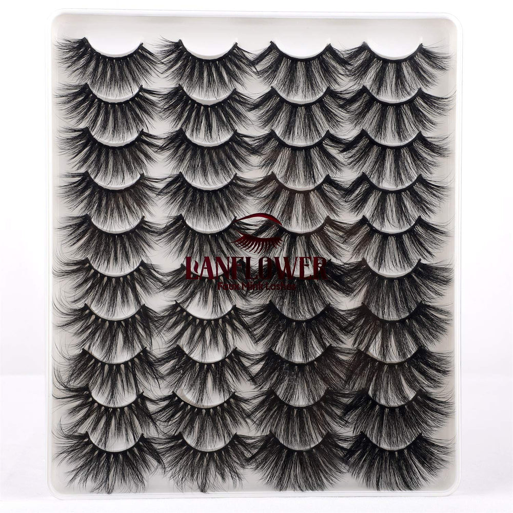 Lanflower 25mm lashes ideal for dating and party looks