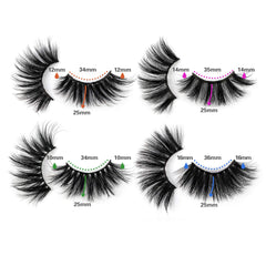 Lanflower 25mm lashes worn on eye for dramatic daily look