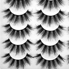 LANFLOWER dramatic style false eyelashes for bold eye definition at events.