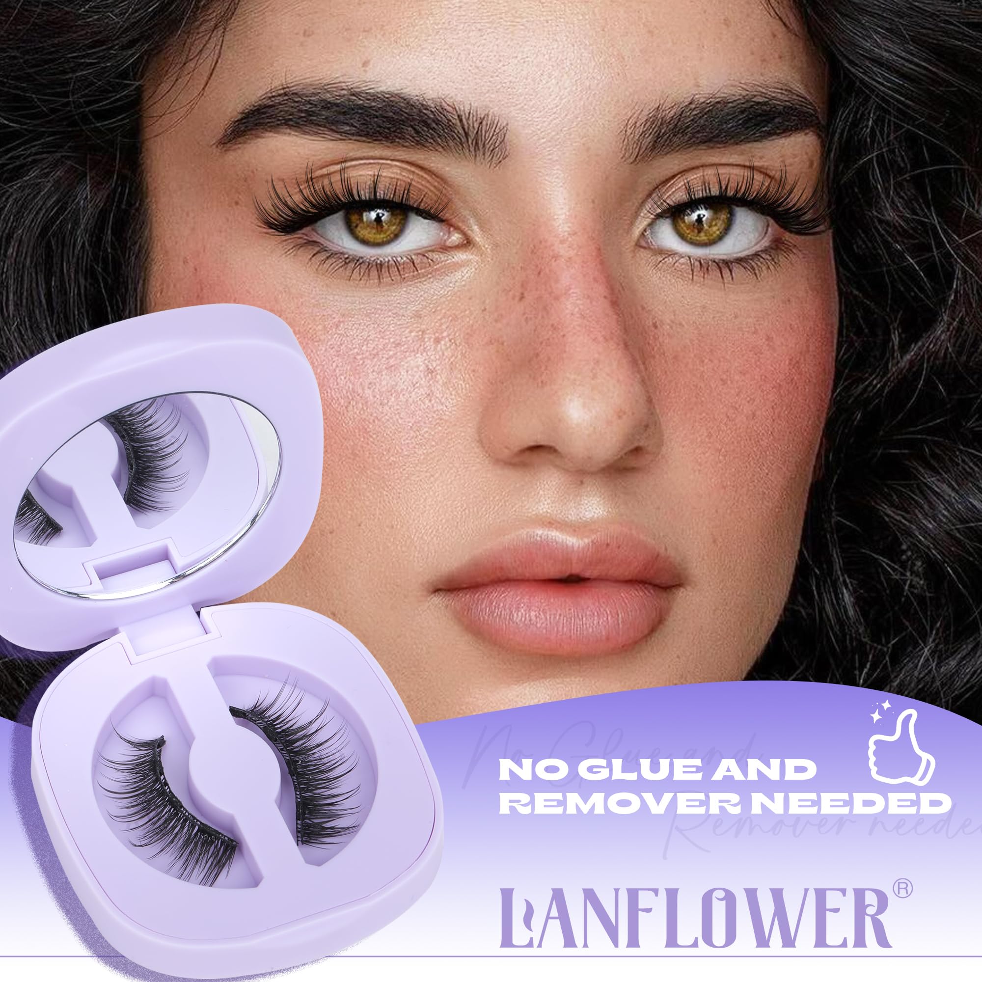 Lanflower easy application with applicator for quick wear