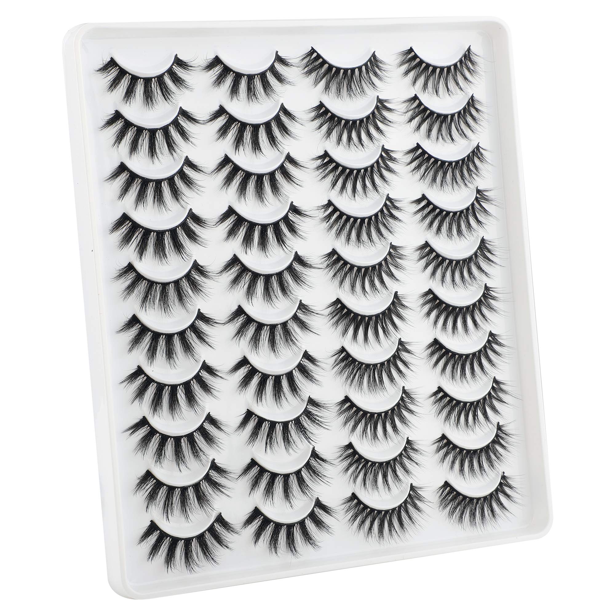LANFLOWER handmade strip lashes provide a lightweight, comfortable wear